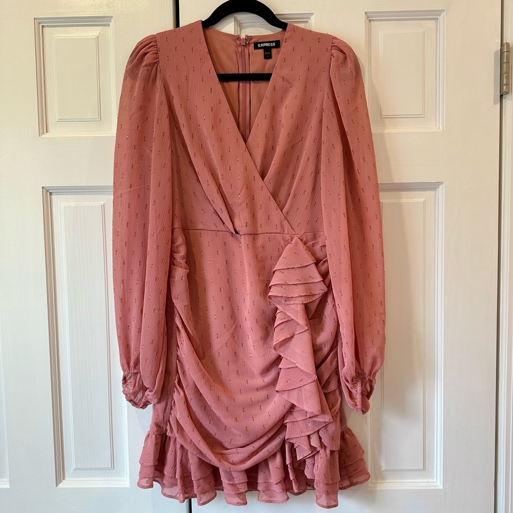 Express - Ruffle Mini Dress - Small